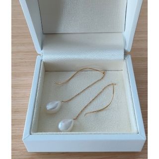 タサキ(TASAKI)のTASAKI バロックパールピアスK18YG　タサキ(ピアス)