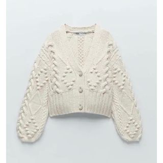 ZARA - 今期⭐︎zara ブークレ ニット ブレザーの通販 by t...'s fam