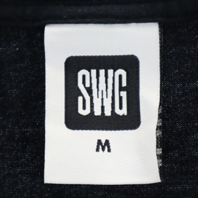 swagger 半袖Tシャツ 刺繍ロゴ グレー灰ストリート　XL カレッジ