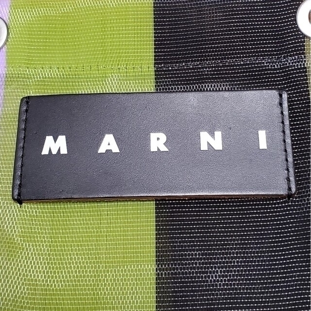 Marni(マルニ)のMARNI　マルニ　ストライプ　バッグ　フラワーカフェ レディースのバッグ(ハンドバッグ)の商品写真