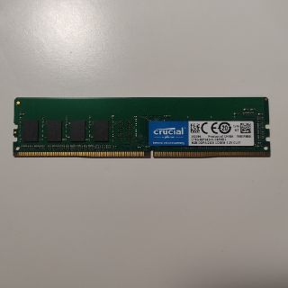 【ジャンク】Crucial DDR4-2400 8GB デスクトップ用メモリ(PCパーツ)