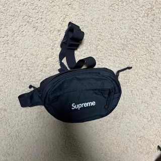 シュプリーム(Supreme)のSupreme waistbag black 中古 オンライン購入品 正規(ウエストポーチ)