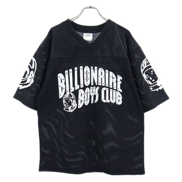 ビリオネアボーイズクラブ メッシュ ロゴプリント 半袖 Tシャツ M ブラック系 Billionaire Boys Club メンズ   【220829】 メール便可