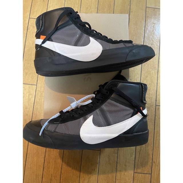 OFF-WHITE × NIKE BLAZER STUDIO MID 27cm | フリマアプリ ラクマ