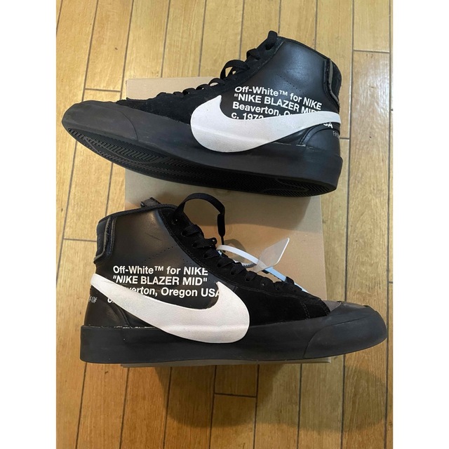 OFF-WHITE × NIKE BLAZER STUDIO MID 27cm