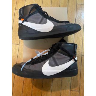 オフホワイト(OFF-WHITE)のOFF-WHITE × NIKE BLAZER STUDIO MID  27cm(スニーカー)