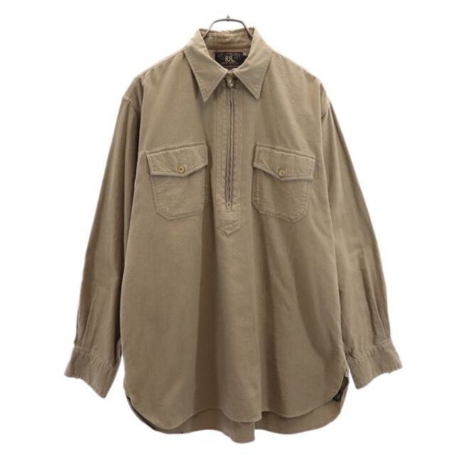 送料無料|公式 RRL 90s 初期 黒タグ 赤三ツ星 プルオーバー 長袖