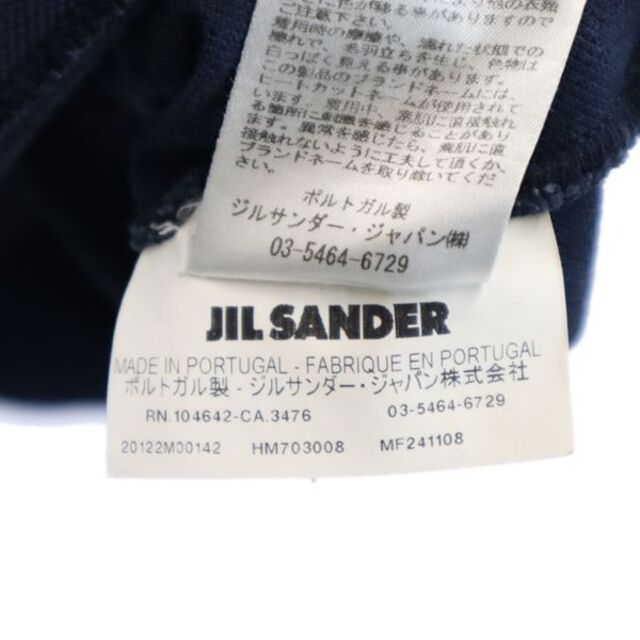 ジルサンダー 半袖 ポロシャツ M ネイビー JIL SANDER 鹿の子 メンズ  220812 9