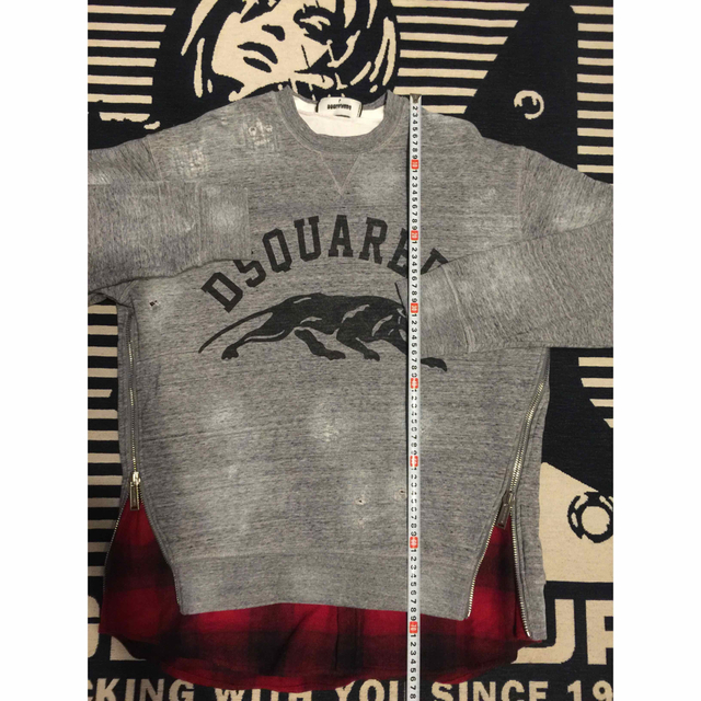 DSQUARED2(ディースクエアード)のDSQUARED2 ダメージ加工　スウェット メンズのトップス(スウェット)の商品写真