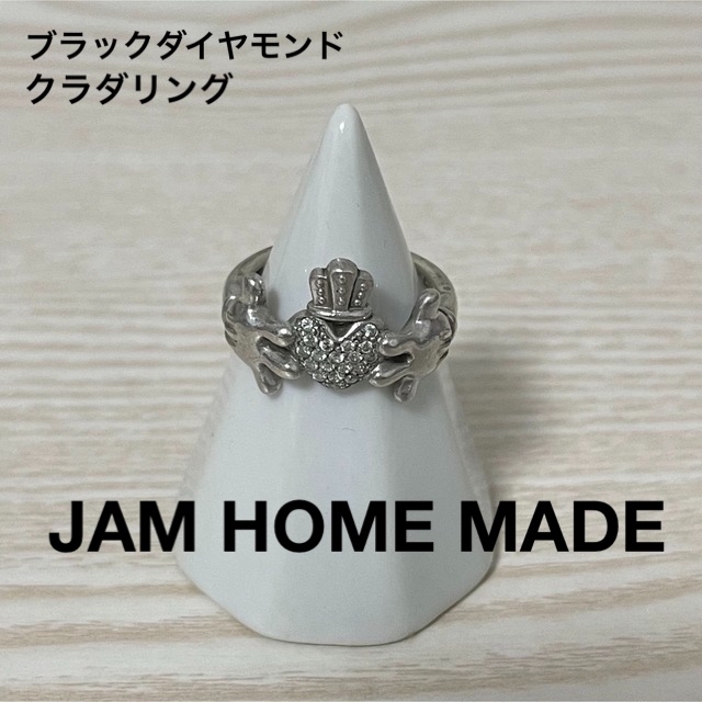 JAM HOME MADE ディズニークラダリング　ブラックダイヤモンドディズニーリング
