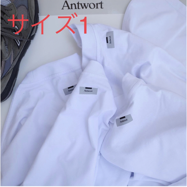 antwort BACK TAG PRINT LS サイズ 1Tシャツ/カットソー(七分/長袖)