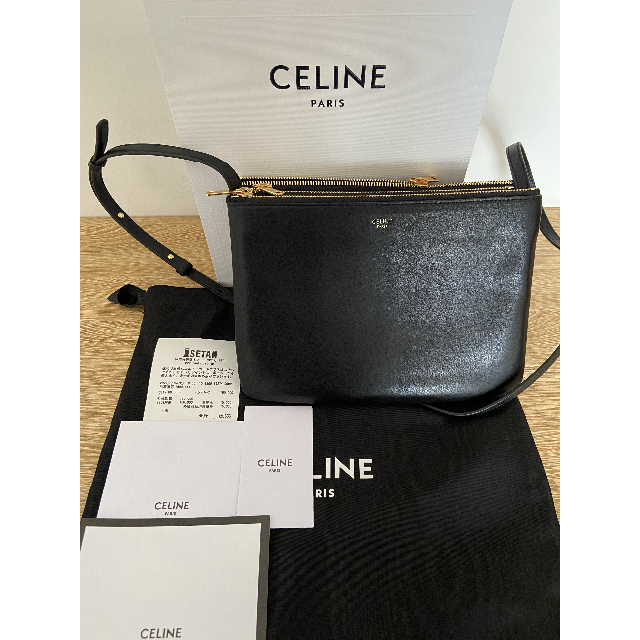 パリのプラ celine ブラック ラージの通販 by ゆず's shop｜セリーヌ