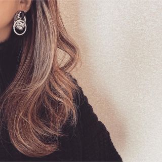 アメリヴィンテージ(Ameri VINTAGE)のNew Black bijou pierce  ビーズピアス　ハンドメイド(ピアス)