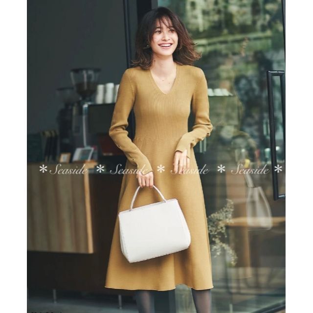 2022年春夏 美品♡セルフォード ニットワンピース 日本製 完売品