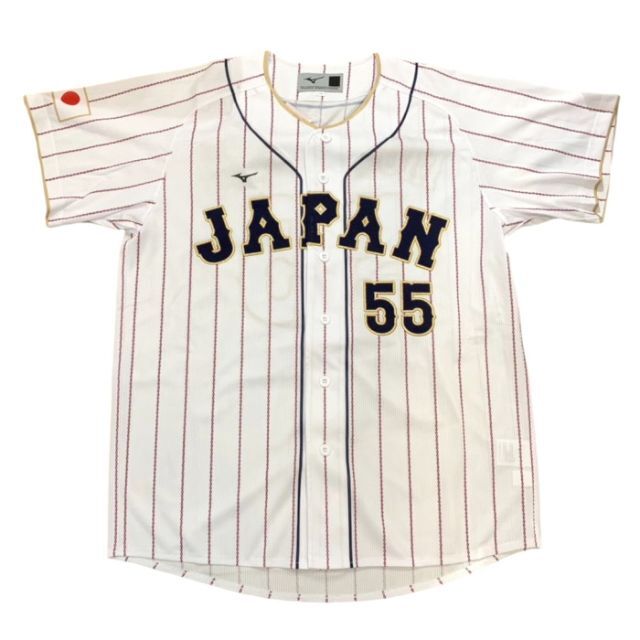 WBC 日本代表 侍ジャパン レプリカユニフォーム ホーム 55 村上宗隆 L