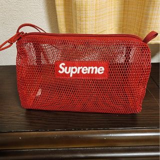 シュプリーム(Supreme)のシュプリーム 20SS　ポーチ　赤(コインケース/小銭入れ)