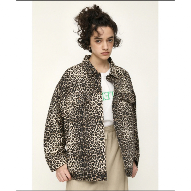 iggy nyc プリンテッド デニム ジャケット 美品-