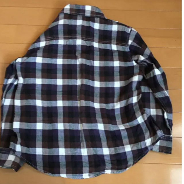 GAP Kids(ギャップキッズ)のリバーシブルチェックシャツ☆エフオーキッズ、ブリーズ、グローバルワーク等お好き方 キッズ/ベビー/マタニティのキッズ服男の子用(90cm~)(ジャケット/上着)の商品写真