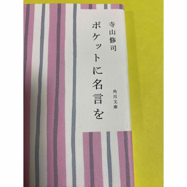 角川書店(カドカワショテン)のポケットに名言を 改版 エンタメ/ホビーの本(文学/小説)の商品写真