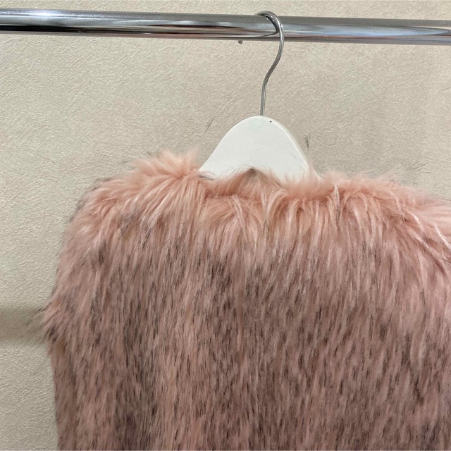 ZARA フェイクファー ジャケット ピンク ブルゾン S ザラ ファー