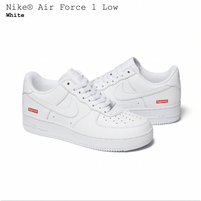 NIKE×Supreme Air Force 1 Low