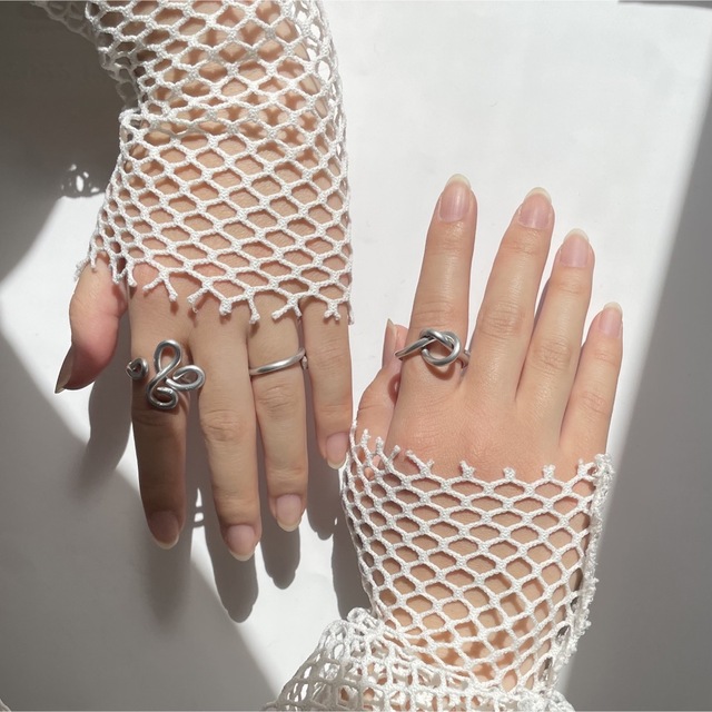 petal set ring リング 3点セット レディースのアクセサリー(リング(指輪))の商品写真