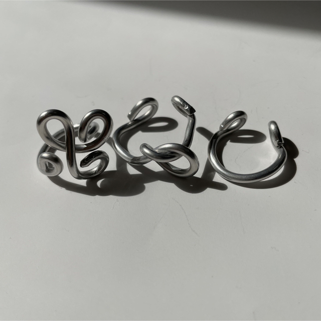 petal set ring リング 3点セット レディースのアクセサリー(リング(指輪))の商品写真