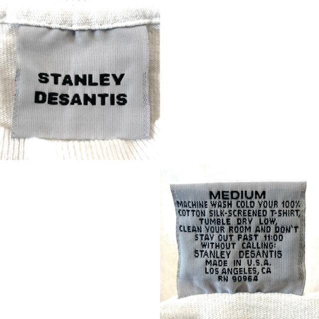 STANLEY DESANTIS★90'sVINTAGE★Tシャツ★USA製★白