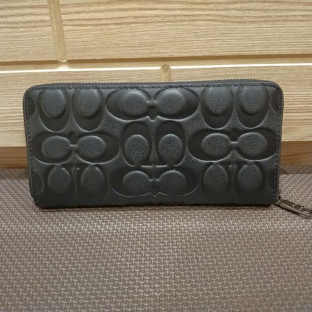 新品　COACH コーチ F74999 ラウンドファスナー 長財布