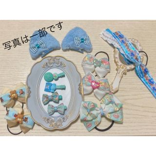 ひな祭り　Happy Bag! ① ブルー系　キッズヘアアクセサリー(ファッション雑貨)