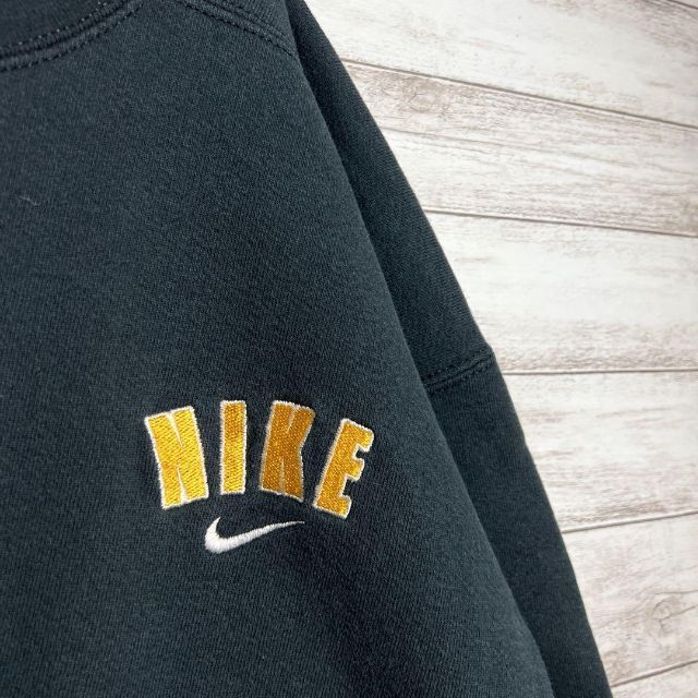 NIKE - 【USA製!!】ナイキ ✈︎刺繍 ゆるだぼ 白タグ 裏起毛 肉厚