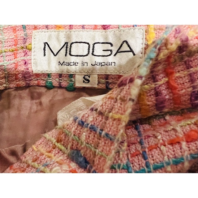 MOGA(モガ)の90’s　MOGAスーツ セットアップ　上下　桜色　春色　Sサイズ　モガ レディースのフォーマル/ドレス(スーツ)の商品写真