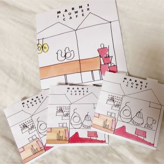 マルニ(MARNI)のマルニフラワーカフェ　ショッパー(ショップ袋)