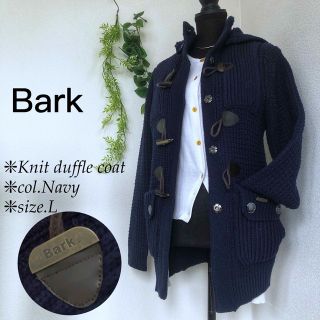 BARK - 希少 BARK バーグ ニット ダウンダッフルコート オレンジ