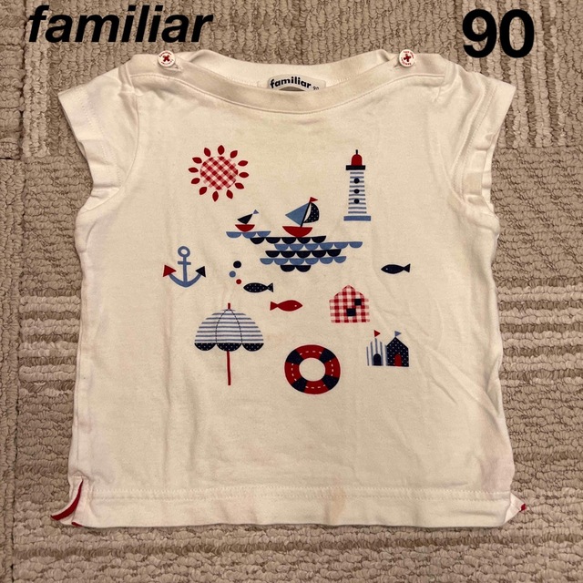 familiar(ファミリア)のfamiliar Tシャツ90 キッズ/ベビー/マタニティのキッズ服女の子用(90cm~)(Tシャツ/カットソー)の商品写真