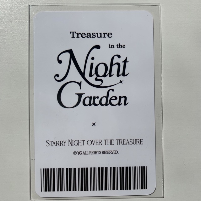 TREASURE(トレジャー)のTREASURE night garden yg select ヨシ エンタメ/ホビーのCD(K-POP/アジア)の商品写真