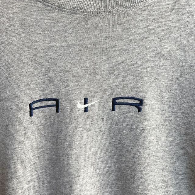 入手困難!!】ナイキ ✈︎刺繍ロゴ 白タグ ゆるだぼ 裏起毛 トレーナーL