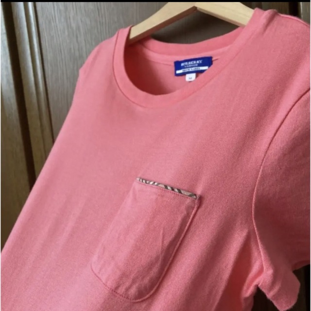 BURBERRY(バーバリー)の専用！バーバリー　半袖　シャツ　Tシャツ　胸ポケット　チェック　夏　 レディースのトップス(Tシャツ(半袖/袖なし))の商品写真