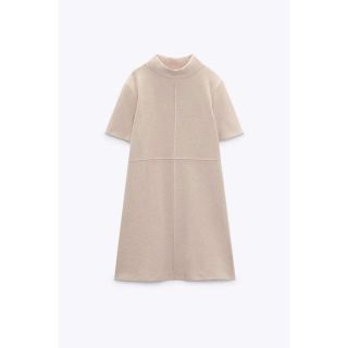 ザラ(ZARA)のZARA ハイネックワンピース ソフトワンピース(ミニワンピース)