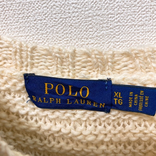 POLO RALPH LAUREN(ポロラルフローレン)のポロラルフローレン　ニット　セーター　ウール混　オルテガ柄　男女兼用　XLサイズ メンズのトップス(ニット/セーター)の商品写真