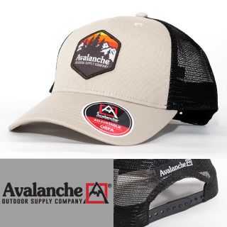 アヴァランチ(AVALANCHE)のメッシュキャップ 帽子 Avalanche アイボリー 1RTGG-01 USA(キャップ)