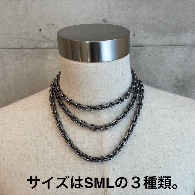 1ROOM TOKYO エイジドチェーンネックレス メンズのアクセサリー(ネックレス)の商品写真