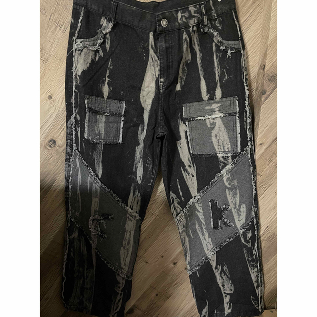 新入荷❤️デニムパンツ ジーンズ ワイドパンツ ジョガー ゆったり ダメージ | corbal.com.ec