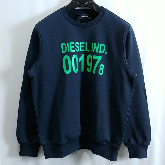 新品 S DIESEL ディーゼル トレーナー 1978 プルオーバー 紺