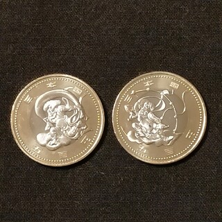 東京オリンピック記念硬貨２枚(ロール出し)(その他)