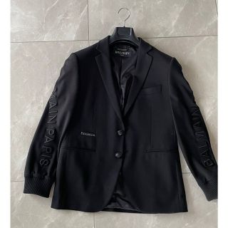 BALMAIN バルマン　フード　ライダースジャケット　パーカー　Mサイズ