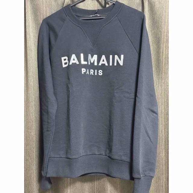 Balmain Paris ロゴプリント スウェット トレーナー XS 予約特典 64.0