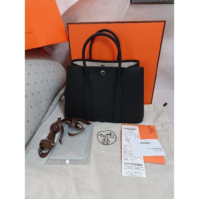 Hermes - エルメス ガーデンパーティTPM 30 ネゴンダ ブラック Z刻印
