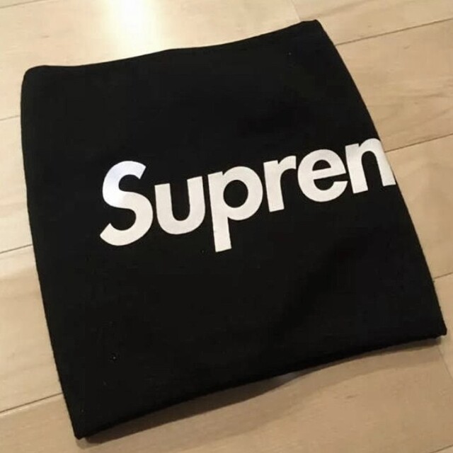 15aw Supreme ネックウォーマー　ブラック　キムタク　私物