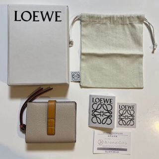 LOEWE - ロエベ コンパクト ジップ ウォレット 二つ折り財布 ソフト